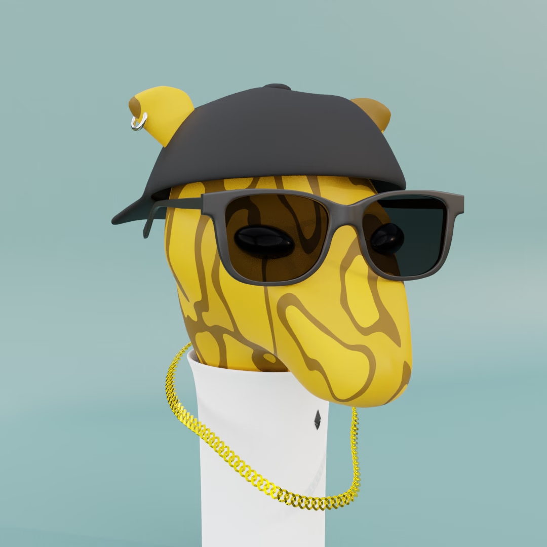 icon Giraffes 3d